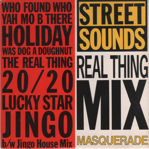 Masquerade - Streetsounds Real Thing Mix (CD, Maxi)
