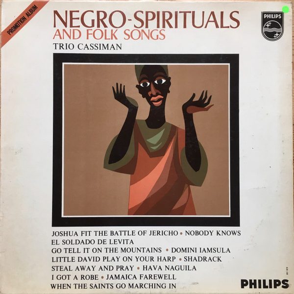 Trio Cassiman - Negro-Spirituals And Folk Songs (LP, Mono, Promo)