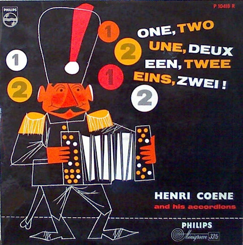 Henri Coene - One, Two... Une, Deux...Een, Twee... Eins, Zwei ! (10")