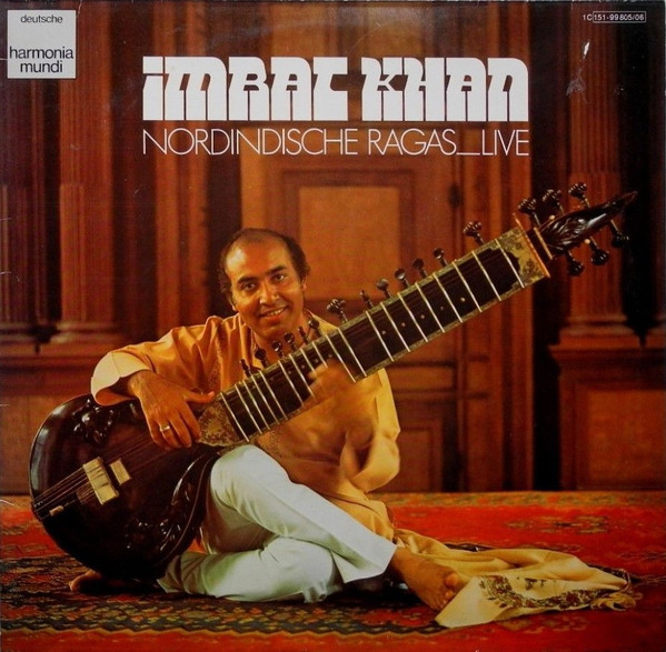 Imrat Khan - Nordindische Ragas - Live (2xLP, Album, RE)