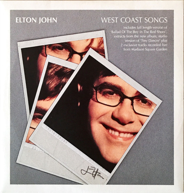 Elton John - West Coast Songs (CD, Comp, Promo)