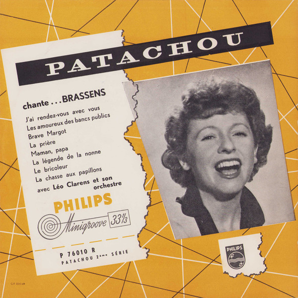 Patachou - Chante … Brassens (10", Album, Mono)