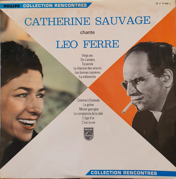 Catherine Sauvage - Chante Leo Ferre (LP, Album, RP)