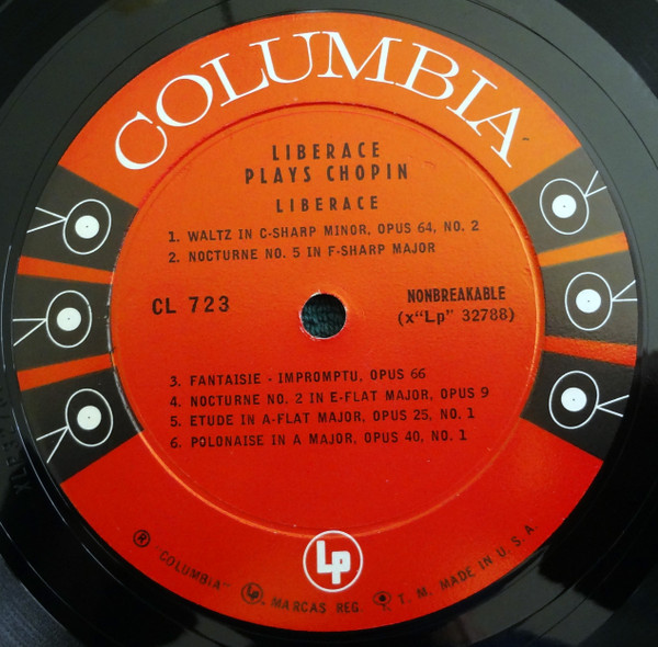 Frédéric Chopin, Liberace - Plays Chopin (LP)