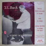 Bach*, Albert Schweitzer - Toccata, Adagio And Fuge C Minor - Fugue In A Minor - Fantasia And Fugue In G Minor - Vol. 1 (LP, Album, Mono)
