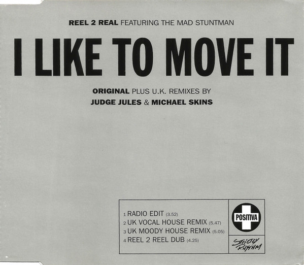 Reel 2 Real Featuring The Mad Stuntman - I Like To Move It (CD, Single)