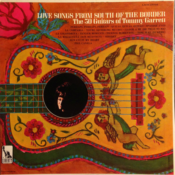 The 50 Guitars Of Tommy Garrett - Love Songs From South Of The Border (LP, Album, Mono, Promo)