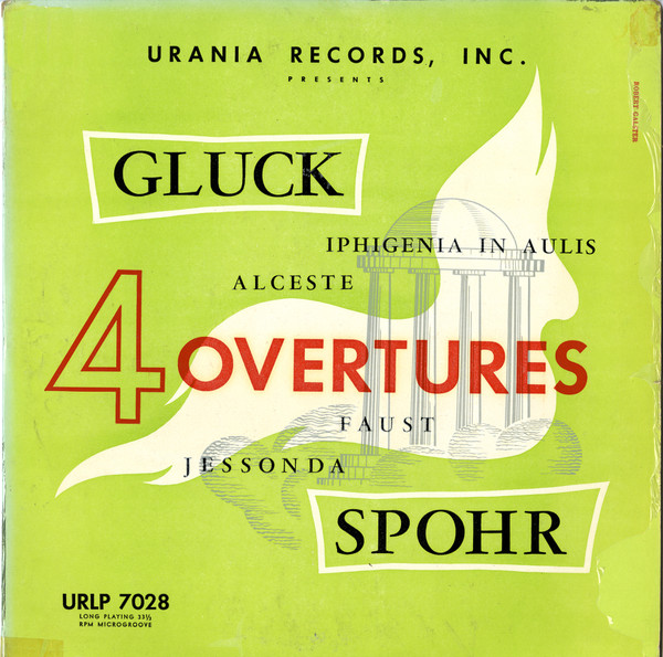 Gluck* / Spohr* - Berlin Philharmonic Orchestra*, Herman Abendroth* / Symphony Orch. Of Radio Berlin*, Gustav Goerlich* / German Philharmonic Orch. Of Prague*, Josef Keilberth* - 4 Overtures (LP, Mono)