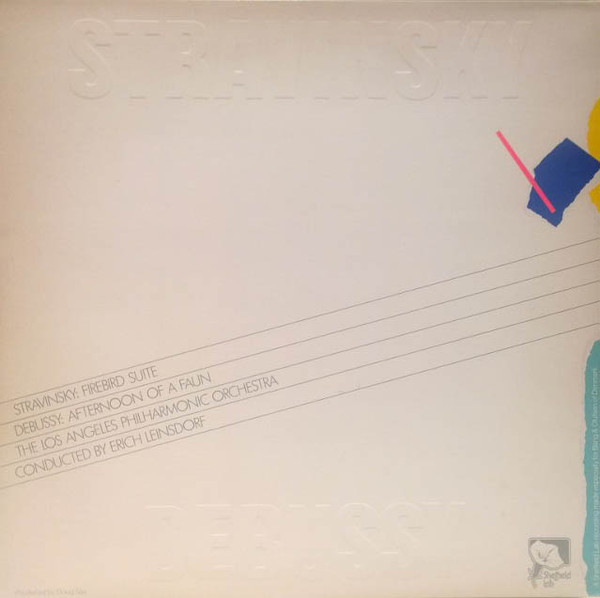 Igor Stravinsky And Claude Debussy - Firebird Suite (1910), Original Version Complete With Finale; Afternoon Of A Faun (LP, Ltd, Gat)