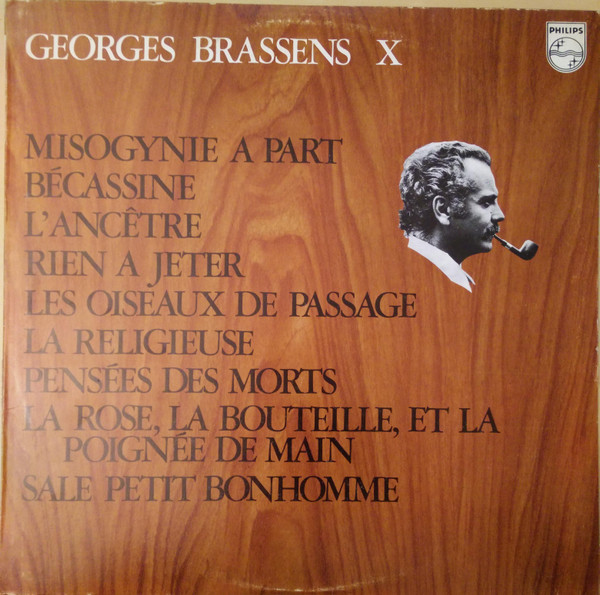 Georges Brassens - X (LP, Album, RE)