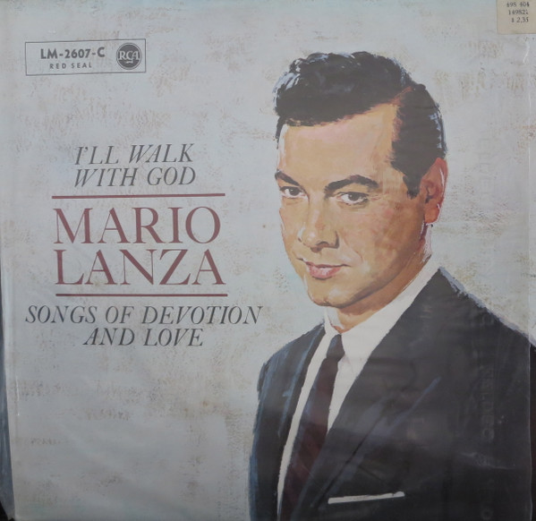 Mario Lanza - I'll Walk With God - Songs Of Devotion And Love (LP, Mono)