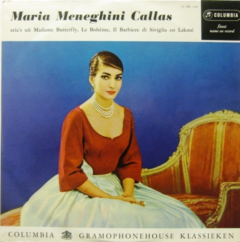 Maria Meneghini-Callas, The Philharmonia Orchestra*, Tullio Serafin - Aria's Uit Madame Butterfly, La Bohème, Il Barbiere Di Seviglia En Lakmé (10", Comp)