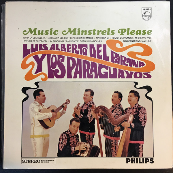 Luis Alberto del Parana y Los Paraguayos - Music Minstrels Please ! (LP)