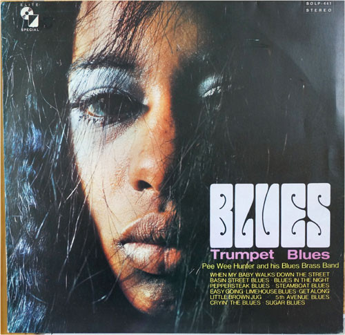 Pee Wee Hunter And His Blues Brass Band - Trumpet Blues (LP)
