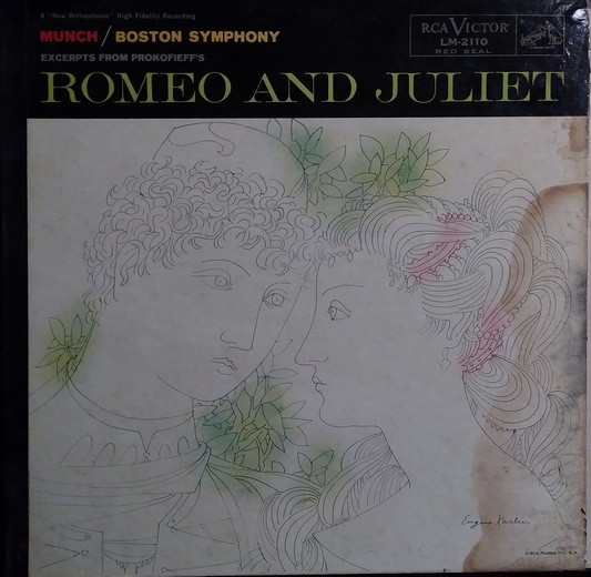 Munch* / Boston Symphony*, Prokofieff* - Excerpts From Prokofieffs Ballet Romeo And Juliet (LP, Album, Mono, Gat)