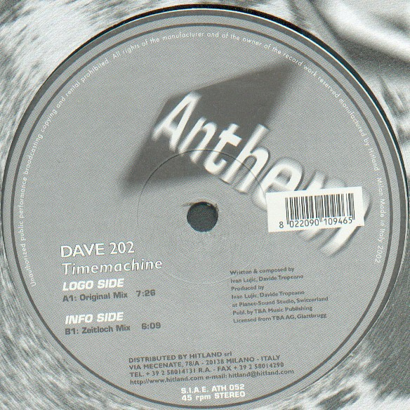 Dave 202 - Timemachine (12")