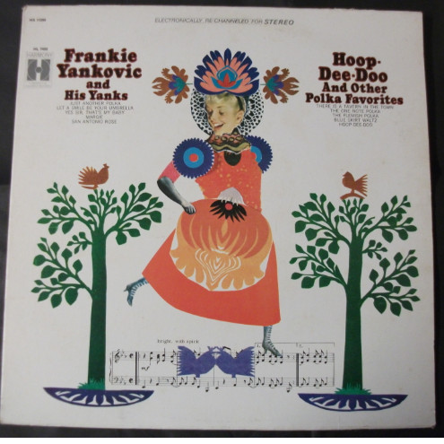 Frankie Yankovic And His Yanks - Hoop-Deep-Doo And Other Polka Favorites (LP, Comp, Lab)