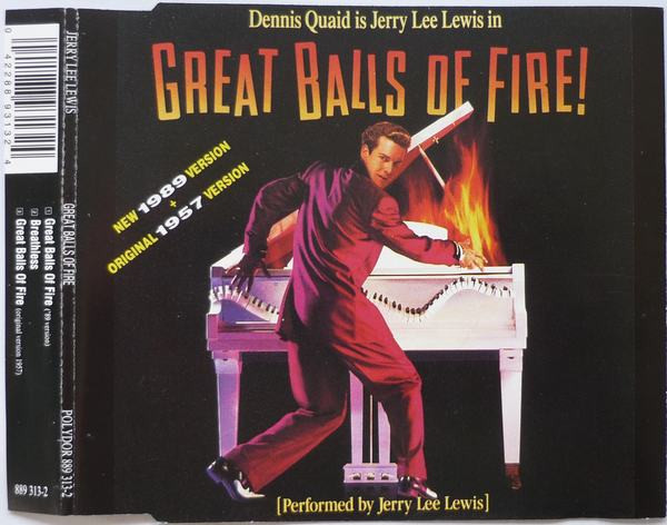 Jerry Lee Lewis - Great Balls Of Fire! (CD, Single)