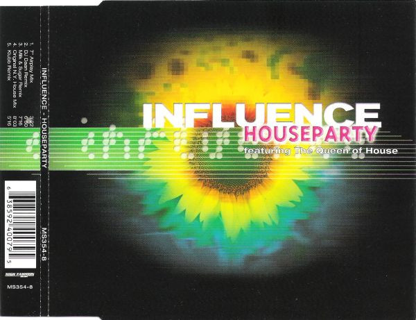 Influence Featuring The Queen Of House - Houseparty (CD, Maxi)