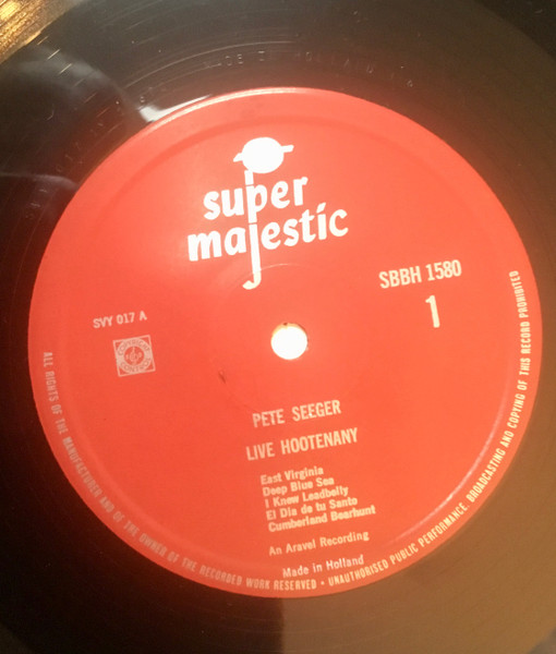 Pete Seeger - Songs Of The USA (Live Hootenany) (LP, Album)