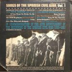 Pete Seeger And Group & Ernst Busch And Chorus - Songs Of The Spanish Civil War, Vol. 1: Songs Of The Lincoln Brigade, Six Songs For Democracy (LP, Comp, Mono, RE)