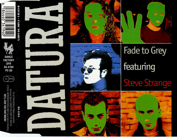 Datura Featuring Steve Strange - Fade To Grey (CD, Maxi)