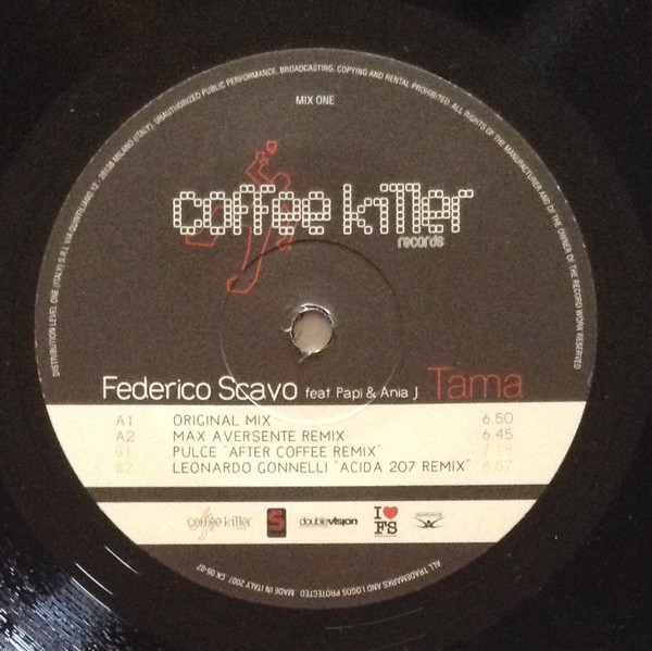 Federico Scavo Feat. Papi Sanchez & Ania J - Tama (12", Mix)