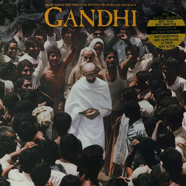 Ravi Shankar, George Fenton - Gandhi / Music From The Original Motion Picture Soundtrack (LP, Album, Gat)