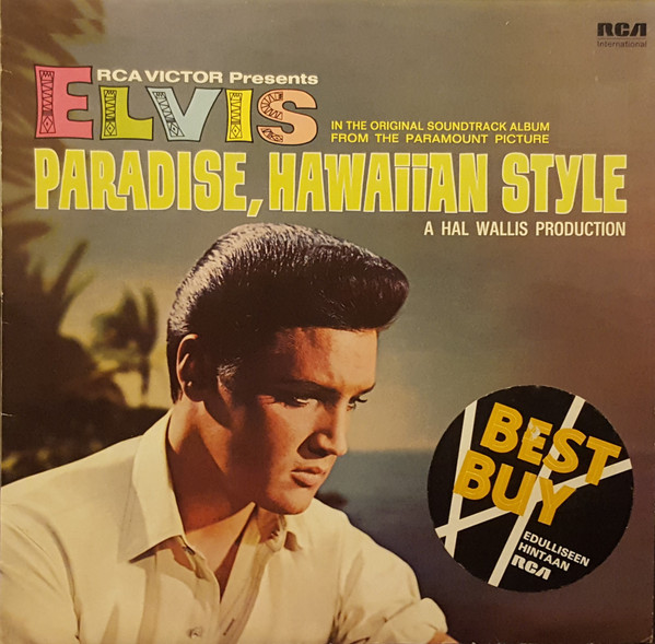 Elvis Presley - Paradise, Hawaiian Style (LP, Album, RE, EMI)