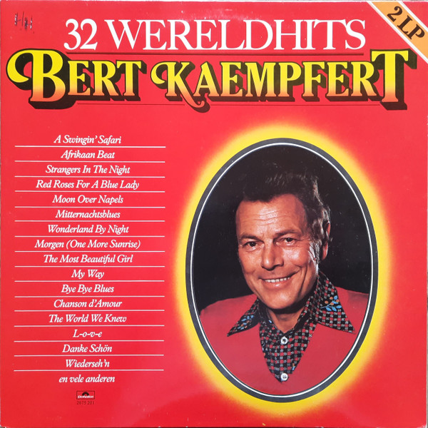 Bert Kaempfert - 32 Wereldhits (2xLP, Comp, Gat)