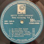 Hetty Koes Endang - Hetty Keroncong Vol. 2 (LP, Album) - Afbeelding 3
