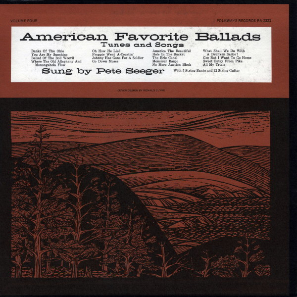 Pete Seeger - American Favorite Ballads - Tunes And Songs: Volume Four (LP, Album, Mono)