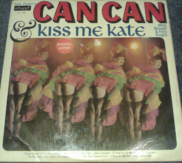 Mimi Benzell, Felix Knight, Cole Porter - Can Can & Kiss Me Kate (LP)