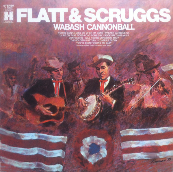 Flatt & Scruggs - Wabash Cannonball (LP, Album, RE, Pit)