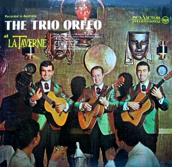 The Trio Orfeo - The Trio Orfeo At La Taverne (LP, Album, Mono)