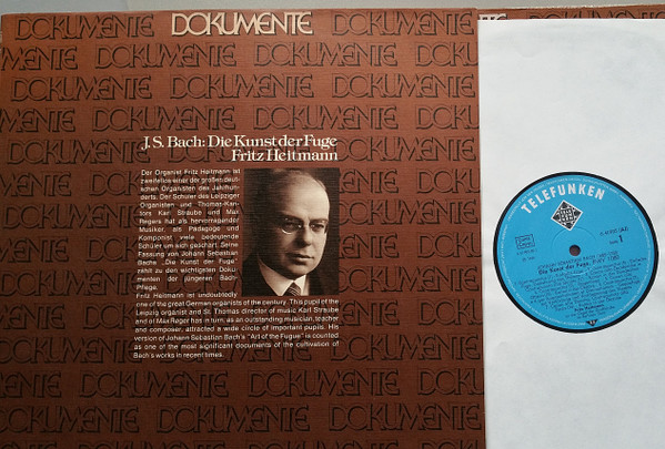 J. S. Bach* / Fritz Heitmann - Die Kunst Der Fuge  (LP)