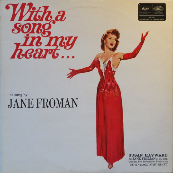 Jane Froman - With A Song In My Heart (LP, Album, Mono)