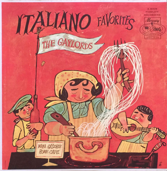 The Gaylords - Italiano Favorites (LP, Album, Mono)