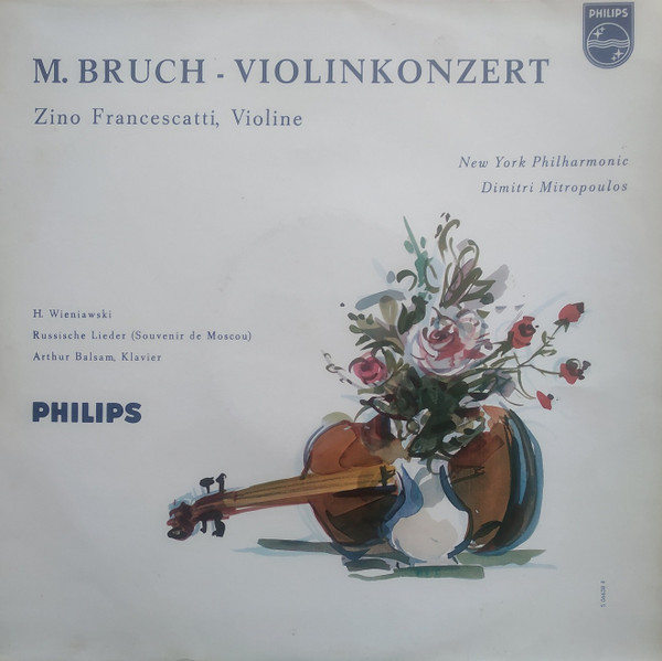 M Bruch*, Zino Francescatti, New York Philharmonic, Dimitri Mitropoulos - Violinkonzert (10")