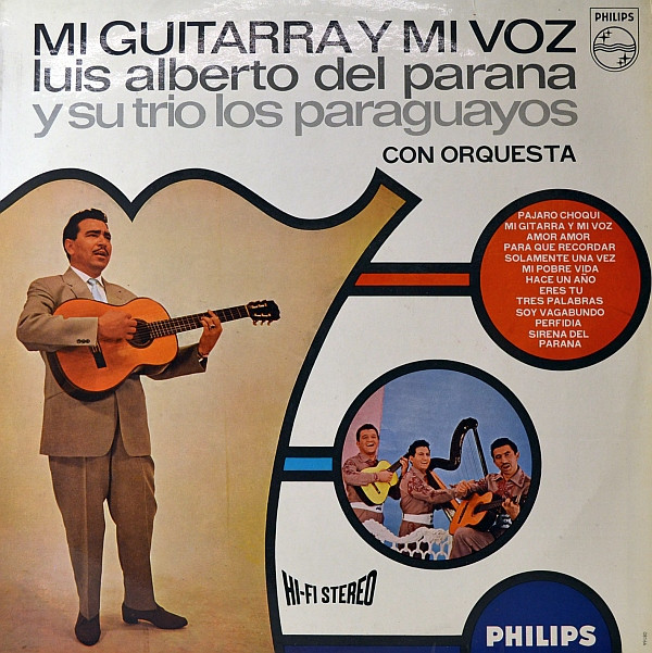 Luis Alberto del Parana y Los Paraguayos - Mi Guitarra Y Mi Voz (LP, Comp)