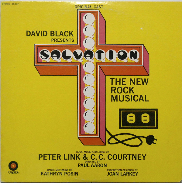Peter Link & C. C. Courtney - David Black Presents Salvation The New Rock Musical (LP, Album)