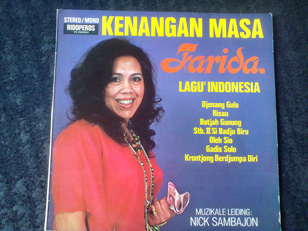 Farida Van Erp Taalman Kip - Kenangan Masa (LP, Album)