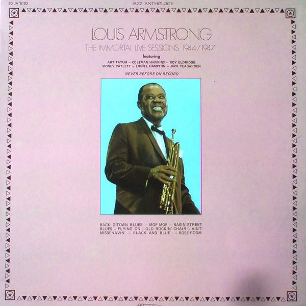 Louis Armstrong - The Immortal Live Sessions 1944/1947 (LP, Comp)