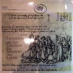 Jan Z Lublina - Tanzstücke Aus Der Tabulatur Des Johannes Von Lublin (LP, Album)