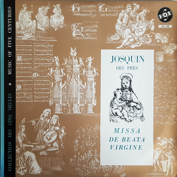Josquin Des Prés - Missa De Beata Virgine  (LP, Mono)