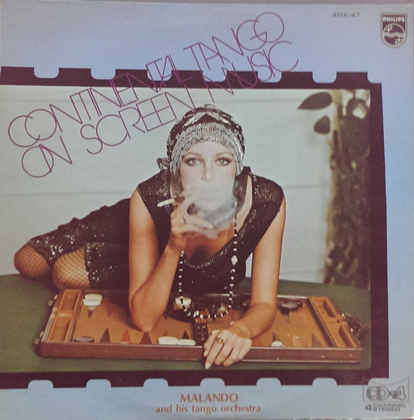 Malando And His Tango Orchestra - Continental Tango On Screen Music (LP, Album)