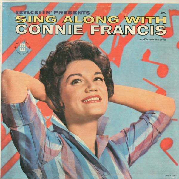 Connie Francis - Sing Along With Connie Francis (LP, Album, Mono, Ind)