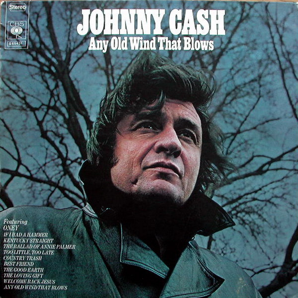 Johnny Cash - Any Old Wind That Blows (LP, Album)