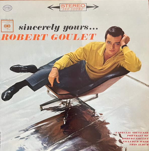 Robert Goulet - Sincerely Yours (LP, Album, Hol)