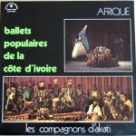 Les Compagnons D'Akati - Ballets Populaires De La Côte D'Ivoire (LP, Red)